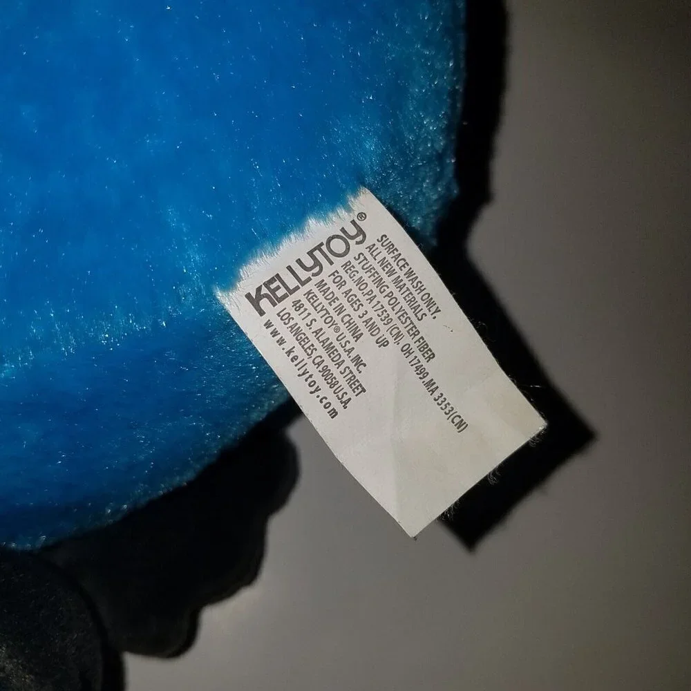 Kellytoy Blue Peacock Plush 12